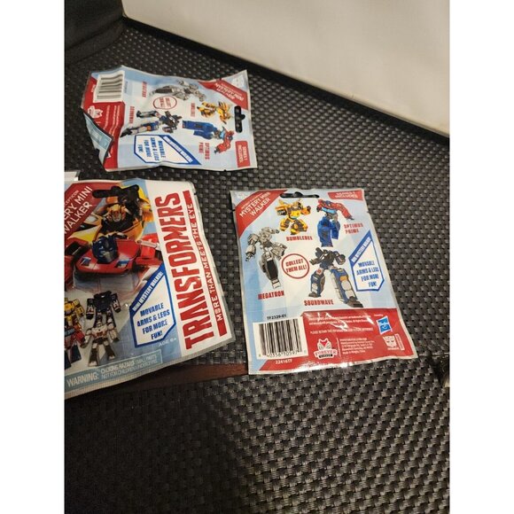 Lot of 4 Transformers Mystery Mini Walker Blind Bags • Hasbro New/ Sealed - Picture 4 of 5